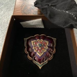 JAY STRONGWATER Trillion Trinket box Swarovski crystal
